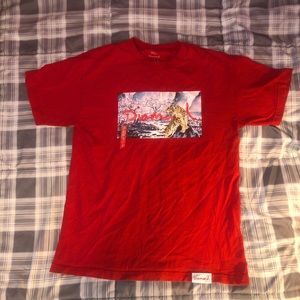 Mens Diamond Supply Red Size Medium T Shirt